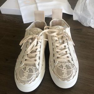 chloe lauren sneaker pink tea
